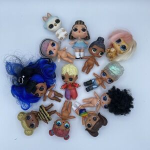 LOL Surprise Dolls (10) Animals (2) Lot Of 12 Various Collectable Toys‎